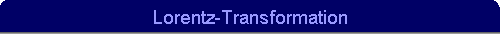 Lorentz-Transformation