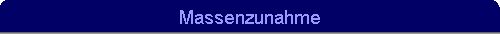 Massenzunahme